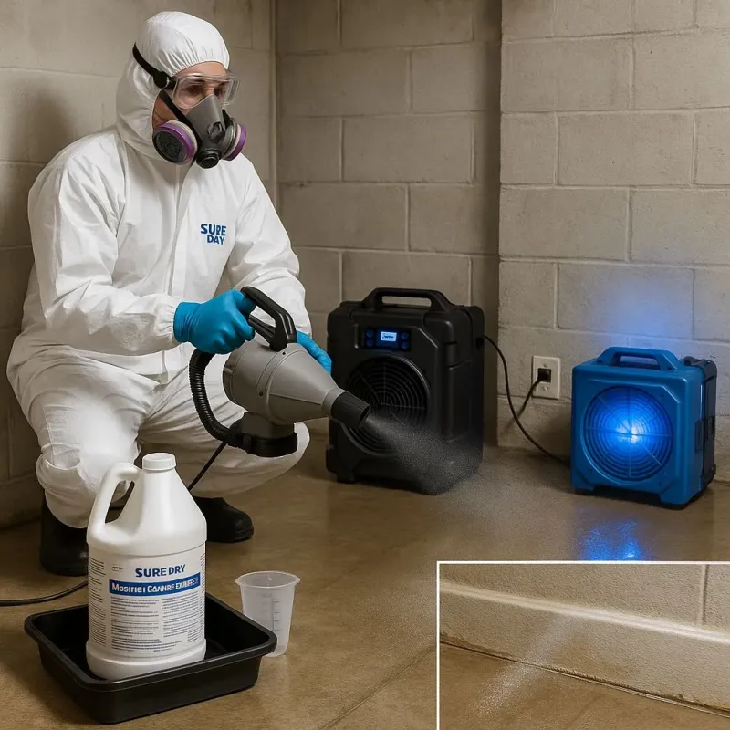 Sanitization and Odor Removal process in Kempner, TX